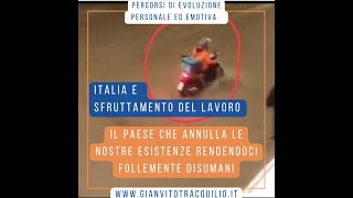 SFRUTTAMENTO LAVORO IN ITALIA [upl. by Gustav]