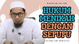 APAKAH BOLEH MENIKAH DENGAN SEPUPU ANAK DARI ADIK AYAH  Ustadz Adi Hidayat [upl. by Emerson]