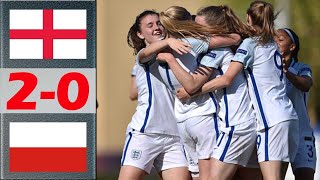 England vs Poland Highlights  Euro Womens U17 Championship 2024 SF  5152024 [upl. by Nasya]