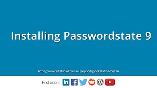 Passwordstate 9 Installation Guide [upl. by Binnie]