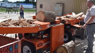 New WoodMizer twoway mobile log splitter FS500 [upl. by Ecyrb]