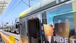 Los Angeles Metro K Line Kinki Sharyo P3010 Departing WestchesterVeterans Station [upl. by Edy572]