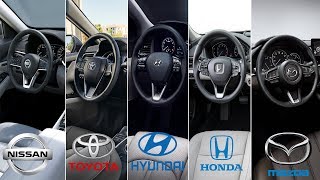 2018 Camry vs Accord vs Mazda6 vs Altima vs Sonata INTERIOR  MidSize Sedan Challenge [upl. by Rinaldo811]