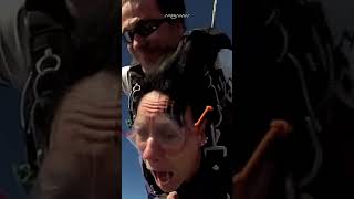 Watch This Skydivers Terrifying Yet Thrilling Leap [upl. by Elinnet]