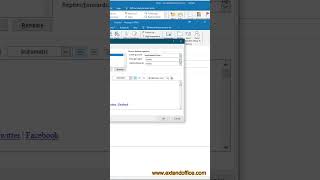 How to add signature in Outlook [upl. by Ardnohsed]