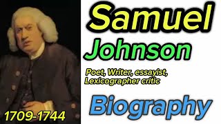 Unveiling the Literary Genius The Life and Works of Samuel Johnsonquot [upl. by Leanora]