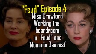 Joan Crawford working the boardroom in quotFeud Bette and Joanquot and quotMommie Dearestquot [upl. by Clevie159]