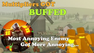 The MOST ANNOYING Enemy In The Game GOT BUFFED  Tower Defense X [upl. by Imuyam]