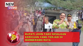 BUPATI JOHN TABO SESALKAN KERICUAN YANG TERJADI DI MAMBERAMO RAYA [upl. by Elrak]