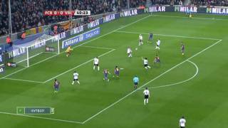 Andrès Iniesta Vs Valencia 140310 [upl. by Enimrac668]