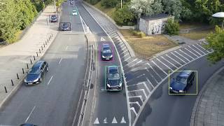 Traffic Camera  object detection and tracking test [upl. by Rosenzweig]