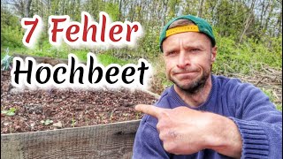 Hochbeet 7 Fehler die Du vermeiden musst Genau erklärt 👨‍🌾🍅🥕 [upl. by Yrrehc525]