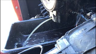 Removing Water From Flooded Engine [upl. by Irovi]