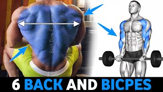 6 Effective Back And Bicep Workout At Gym [upl. by Aihcela]