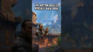 The auction house is officially back open wow worldofwarcraft warcraft [upl. by Chico797]