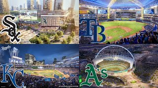 Future MLB Stadiums Being Built 20242030 [upl. by Yzzik]