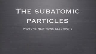 VCE Chemistry Unit 1 Protons neutrons and electrons [upl. by Atiuqam]