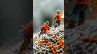 Stitching Giants A Miniature World miniature hyperrealism photography [upl. by Sibby]