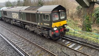 Class 66  66779 ‘Evening Star’  GB Railfreight  GBRf [upl. by Armitage]