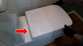 How to fix a loose toilet seat with hidden fixings [upl. by Ainex943]