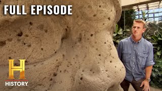 Giant Stone Heads Carved by Ancient Civilization  Digging For The Truth S4 E3  Full Episode [upl. by Amsirak]