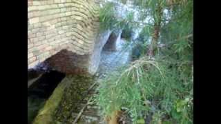 aqueduct and canal system in backyard [upl. by Aneehsat]