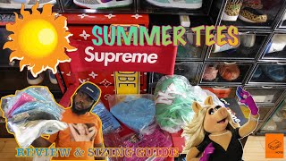 SUPREME SUMMER TEES 2024 REVIEW amp SIZING GUIDE [upl. by Fletcher117]