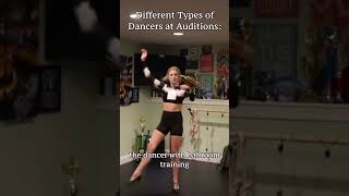 Different Types of Dancers at Auditions dance dancer collegedance [upl. by Adnwahsor]