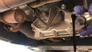 Nissan Frontier 40 V6 transfer case oil change most overlooked oil change [upl. by Leahpar]