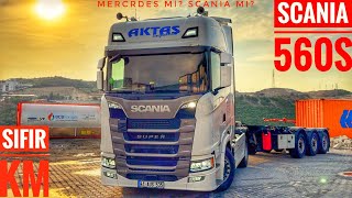 YENİ TABLET EKRANLI SCANIA 560S SÜRDÜM EZELİ RAKİP MERCEDES İLE KIYASLADIK  DETAYLI İNCELEME [upl. by Towrey]