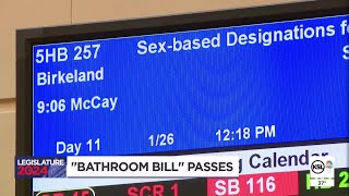 Utah legislature passes bathroom privacy bill restricts transgender access [upl. by Helsie986]