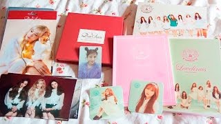 Unboxing TTS 태티서  Dear Santa  Lovelyz 러블리즈  Lovelinus [upl. by Attenweiler]