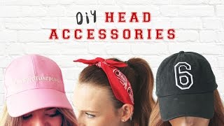 DIY HATS  BANDANA ACCESSORY  THE SORRY GIRLS [upl. by Atinomar]