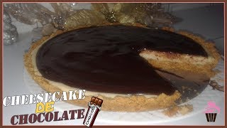 CHEESECAKE CON CUBIERTA DE CHOCOLATE  RECETA FÁCIL  EL PUNTO DULCE [upl. by Rosenberger]