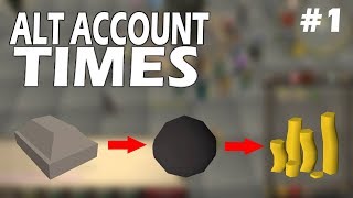 OSRS HOW LONG Does It Take To Make An ALT ACCOUNT  1 Cannonball Alt [upl. by Ulane]