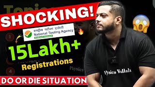 Shocking🚨🔥JEE MAINS 2025 quotCompetition Levelquot🥶 15Lakh Registration⁉️ Rajwnat Sir Physicswallah [upl. by Theron]