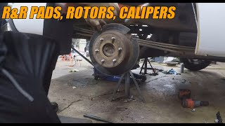 Fixing sticking rear brakes on a GMC Sierra [upl. by Divadnoj281]