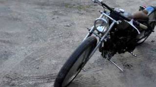 Boardtracker Indian Chopper motorcycle [upl. by Rillings]