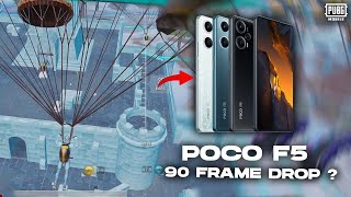 CARA MENGATASI FRAME DROP 90 FPS DI POCO F5 2024  POCO F5 PUBG TEST [upl. by Enilekcaj]