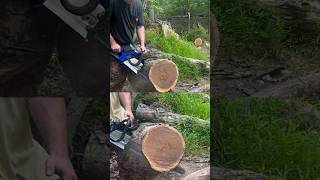 STIHL 500i vs holzfforma g444 hybrid both ported  farmertec holzfforma [upl. by Leidag]