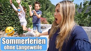 Meine Kinder drehen durch 🤪 Sommerferien ohne Langeweile Pizza selber machen VLOG  Mamiseelen [upl. by Maillw]