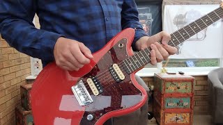 UNBOXING Squier By Fender Vintage Modified Jaguar HH Review Demo [upl. by Ainitsirc]