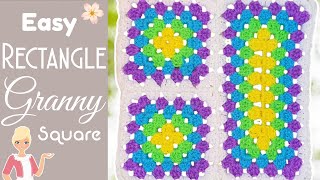 This Granny Rectangle Pattern is so Easy amp Fun to Make [upl. by Coffey]