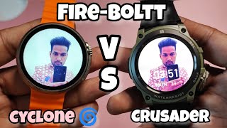 Fireboltt Cyclone vs Fireboltt Crusader  Rugged vs Formal looking smart watch  new video [upl. by Lattie]