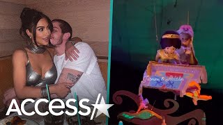 Kim Kardashians ADORABLE Nod To Pete Davidson At Disneyland [upl. by Anhej]