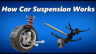 How Car Suspension Works Car Suspension Components Animation and Different Types of Suspension [upl. by Narmi]