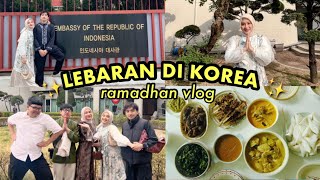 LEBARAN DI KOREA 🇰🇷 DAILY VLOG SOLAT IED DI SEOUL MASAK LEBARAN 🌙 [upl. by Auburn]