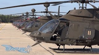 OH58D Kiowa Warrior 16x Helicopter Squadron  Zemunik AFB Presentation  Croatia HD [upl. by Yraeht]