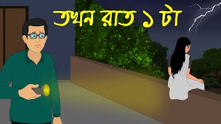 ভুবন ভিলার চিলেকোঠায় । Horror Cartoon । Bangla Bhuter Golpo । Z Imaginary Story [upl. by Einama268]