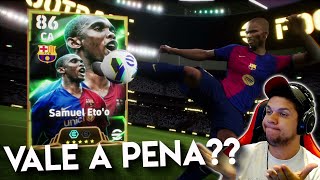 🔥EFOOTBALL 2025 TESTANDO ETOO OVERALL 105 DUPLO ÍMPETO BOJAN E MORIENTES VALE A PENA [upl. by Kirsten]